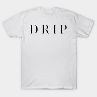 Drip Text T-Shirt